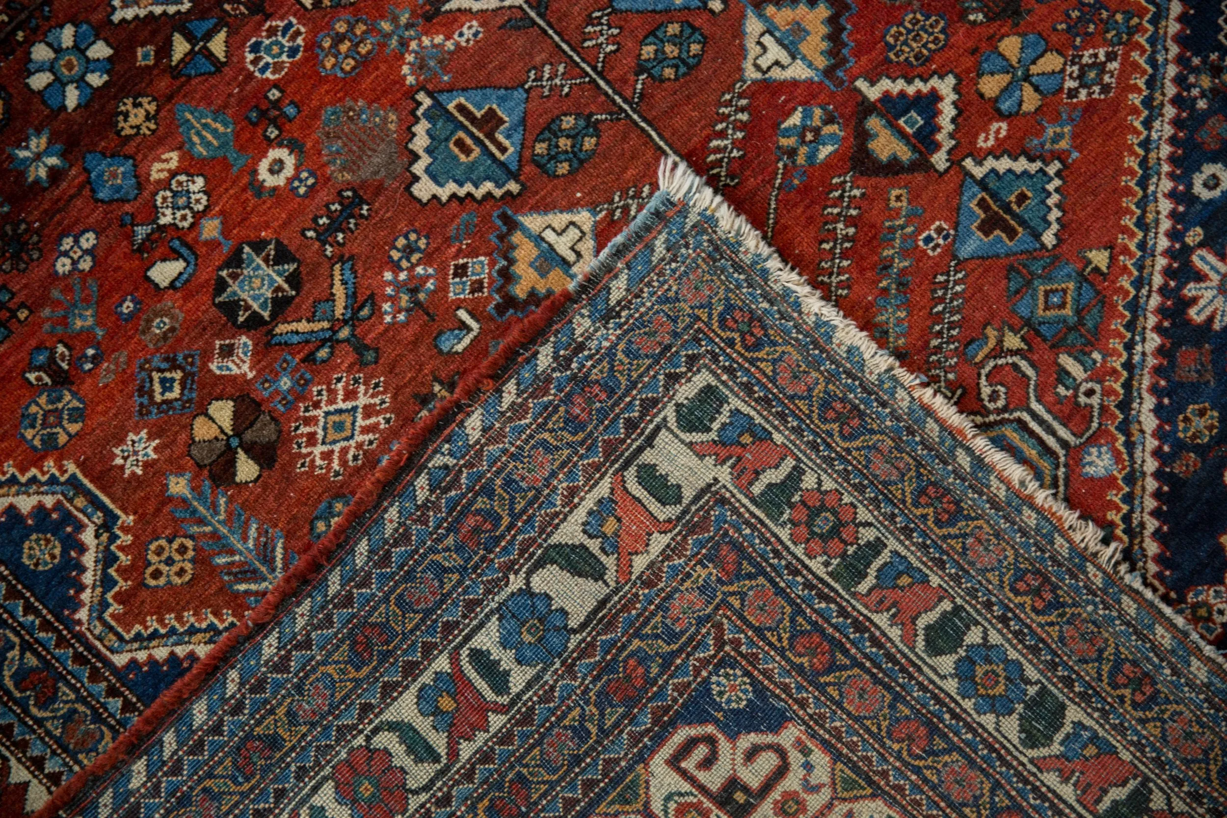 4.5x7 Vintage Fine Abadeh Rug
