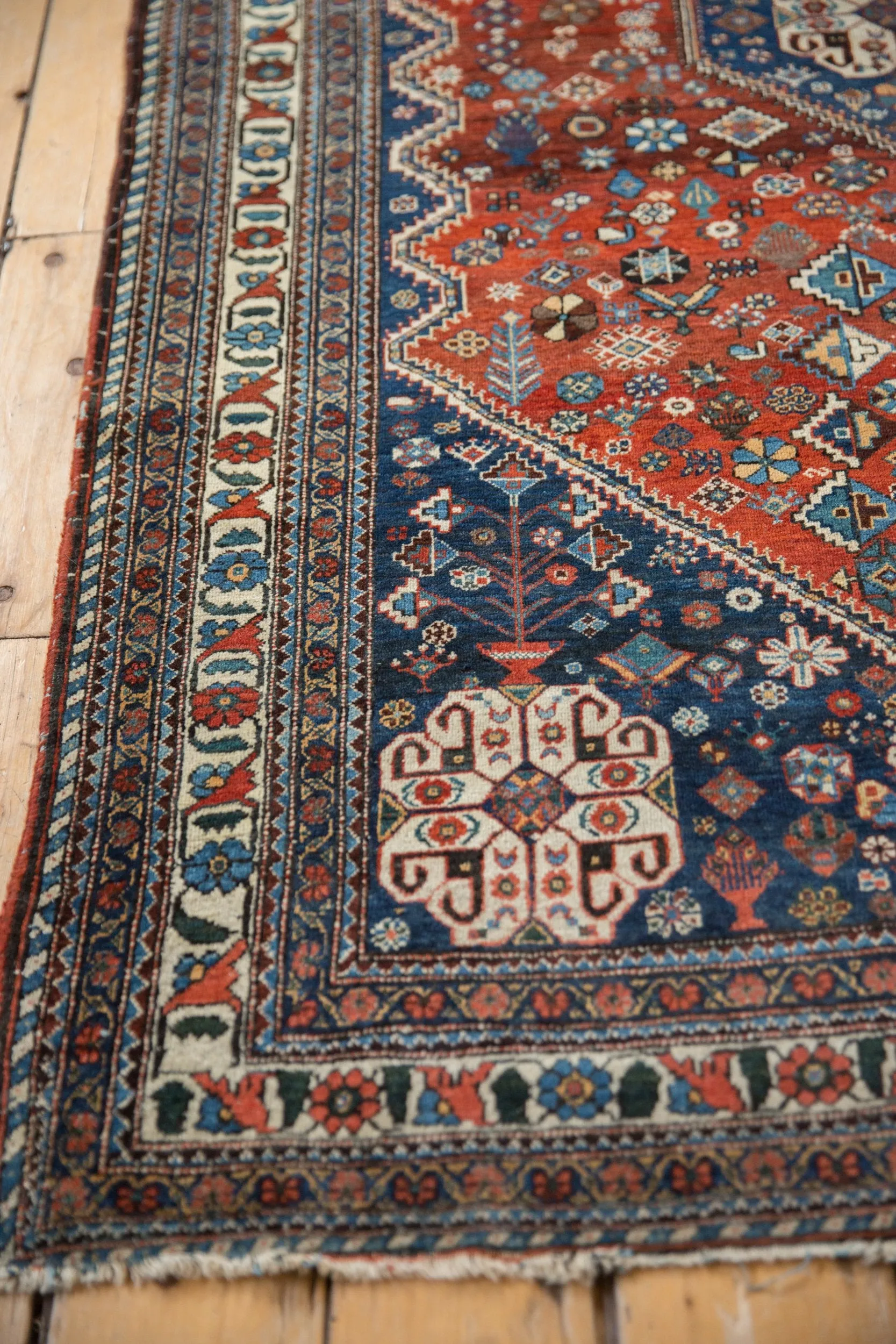 4.5x7 Vintage Fine Abadeh Rug