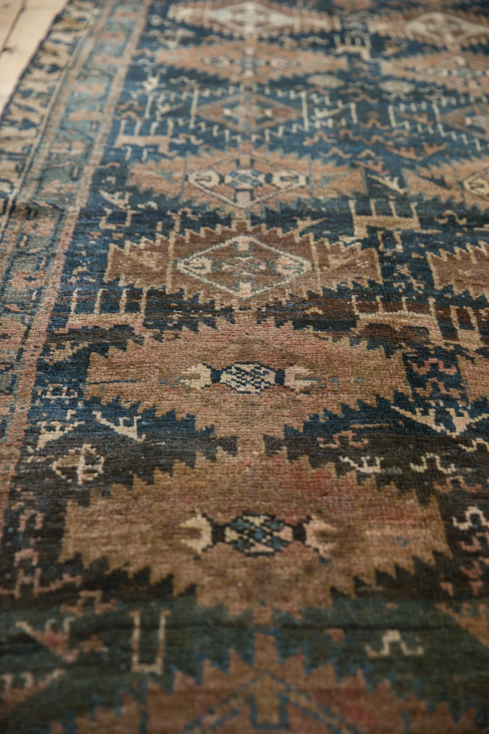 4x10.5 Vintage Distressed Kurd Rug Runner