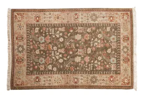 4x6 Vintage Armenian Hamadan Design Rug