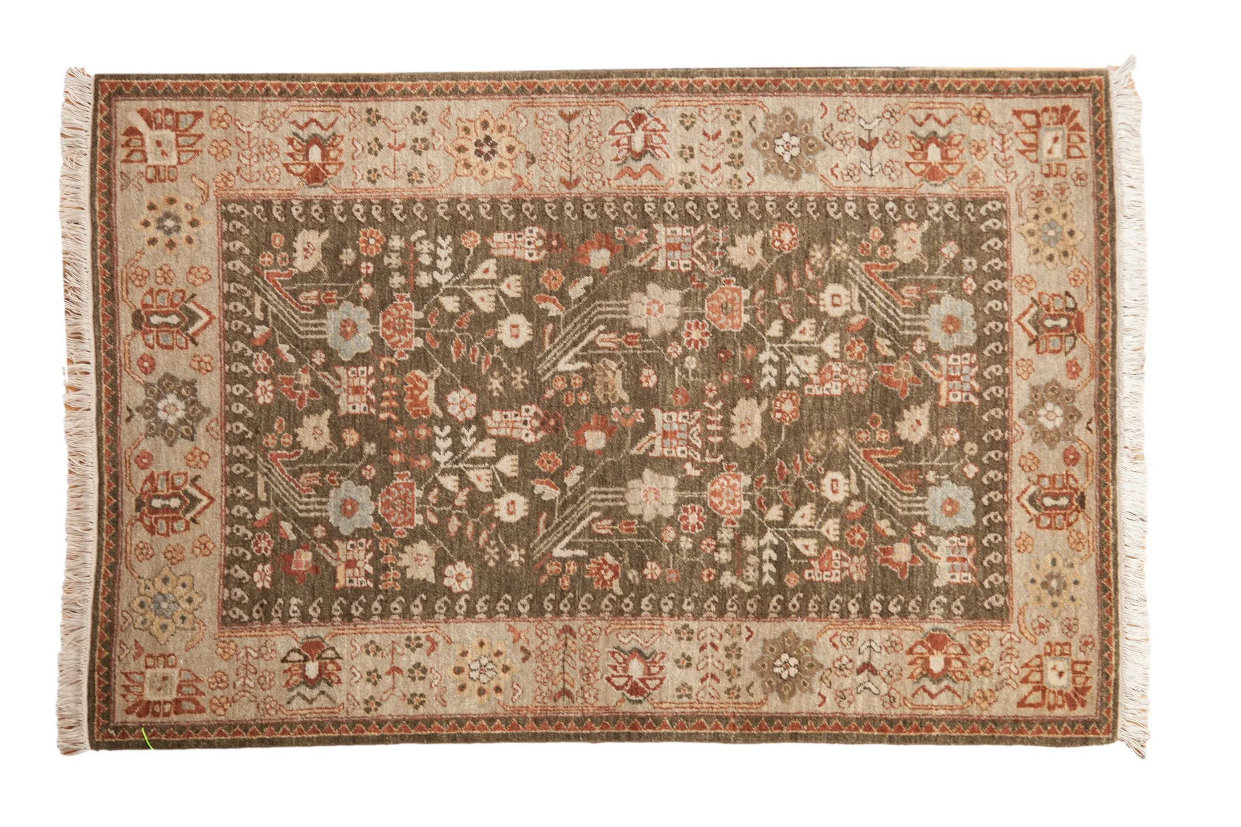 4x6 Vintage Armenian Hamadan Design Rug