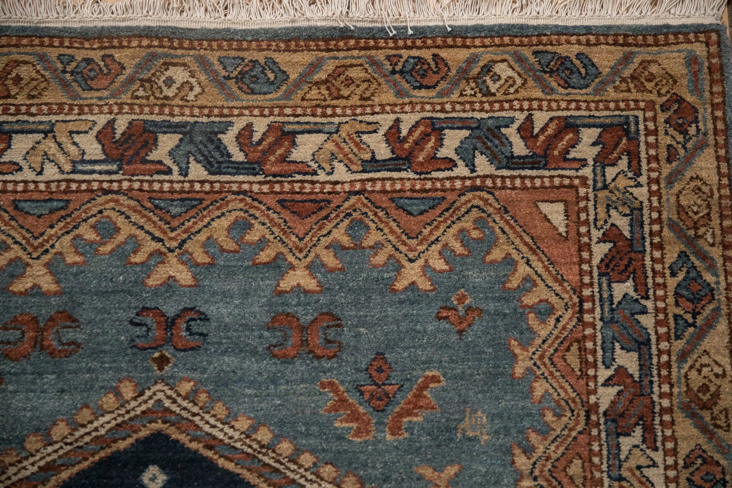 4x6.5 Vintage Armenian Hamadan Design Rug