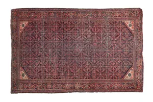 4x6.5 Vintage Farahan Sarouk Rug