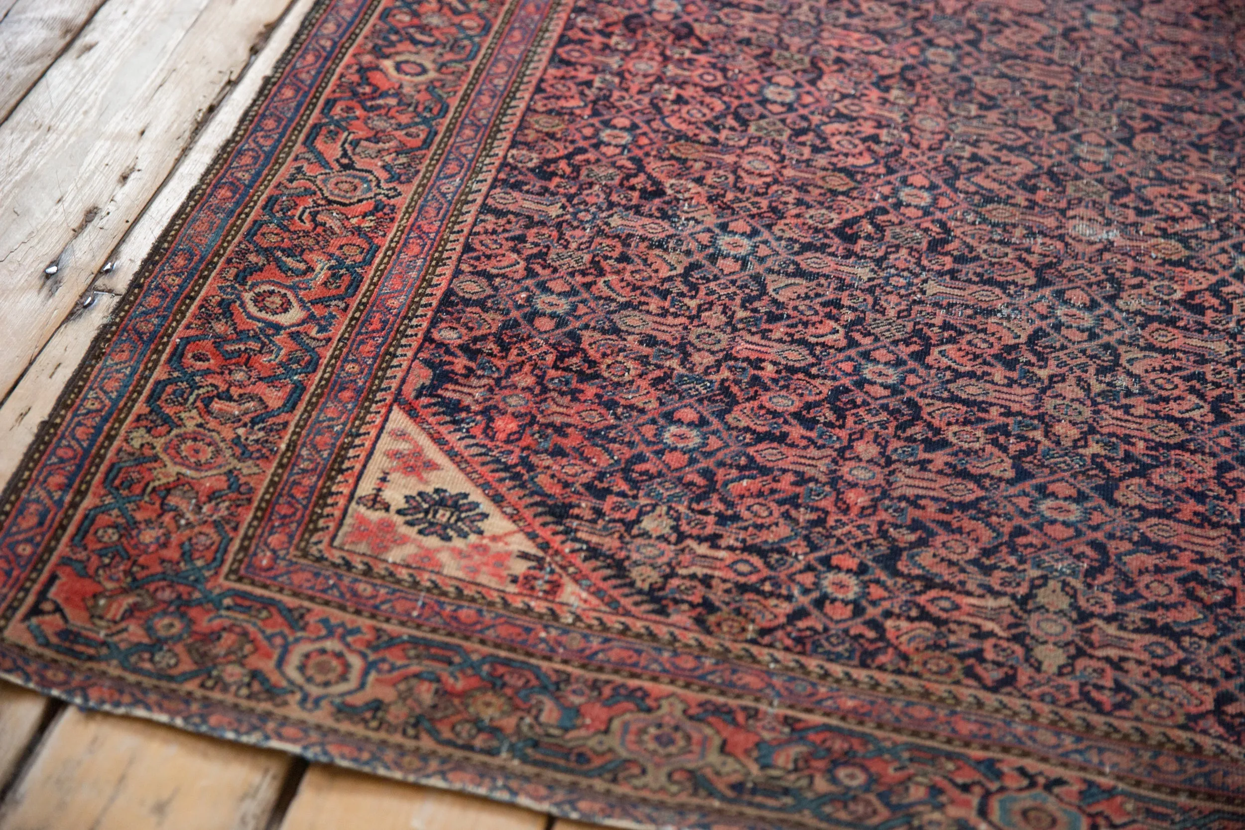 4x6.5 Vintage Farahan Sarouk Rug