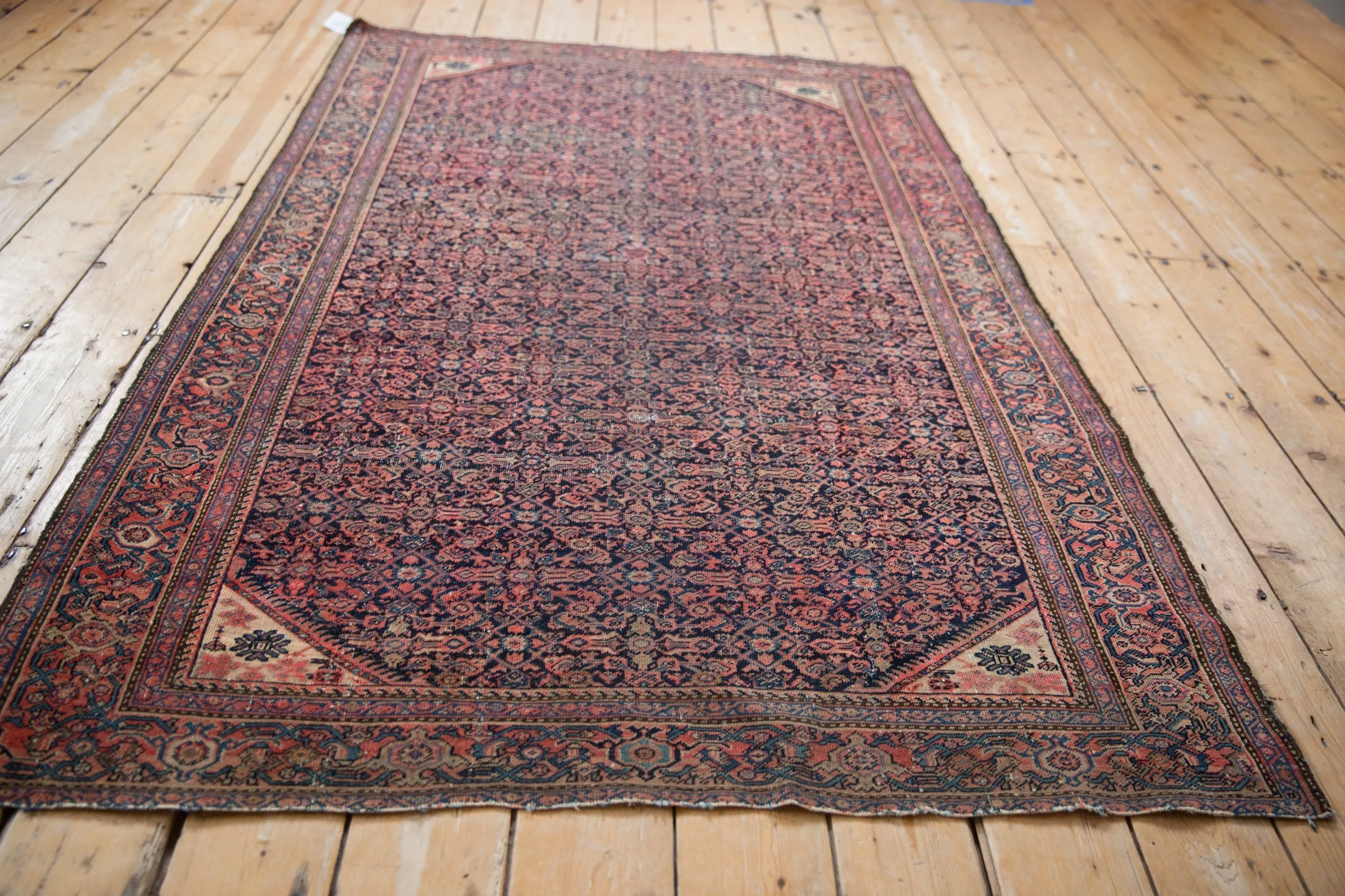 4x6.5 Vintage Farahan Sarouk Rug