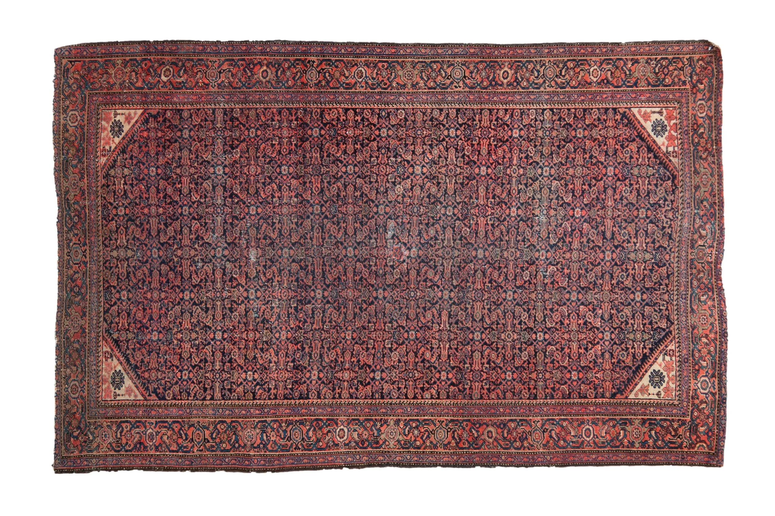 4x6.5 Vintage Farahan Sarouk Rug