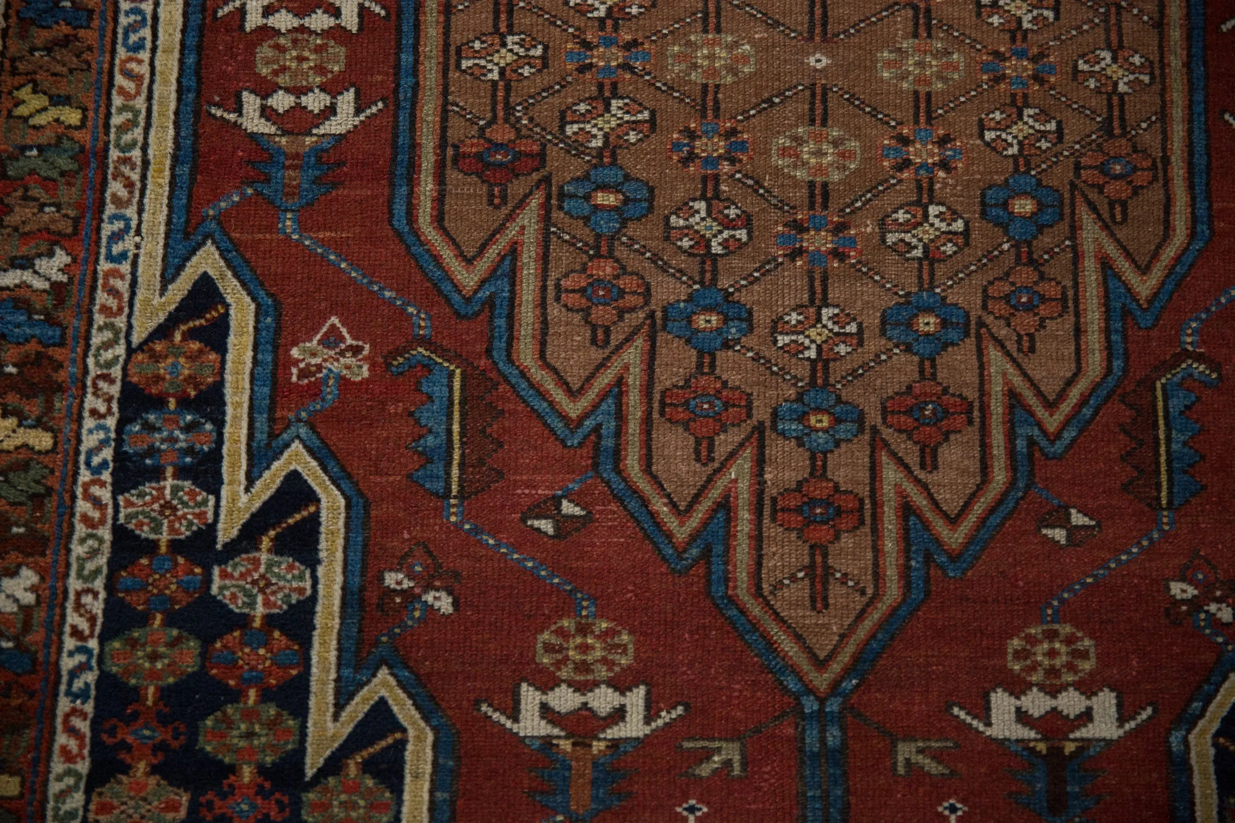 4x6.5 Vintage Fine Hamadan Rug