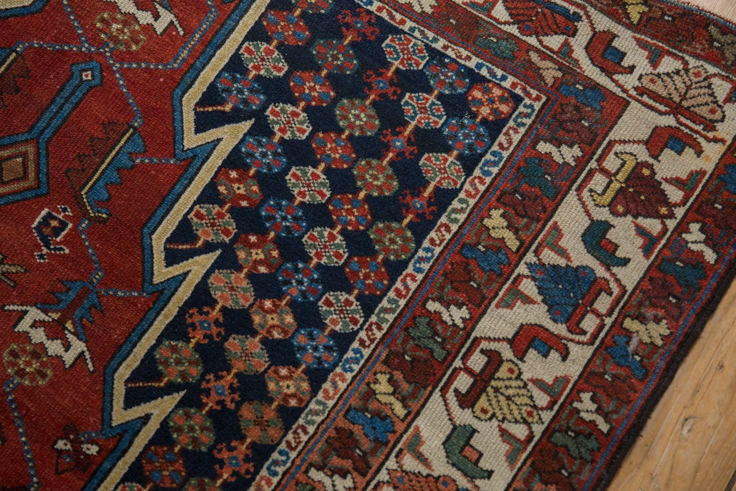 4x6.5 Vintage Fine Hamadan Rug