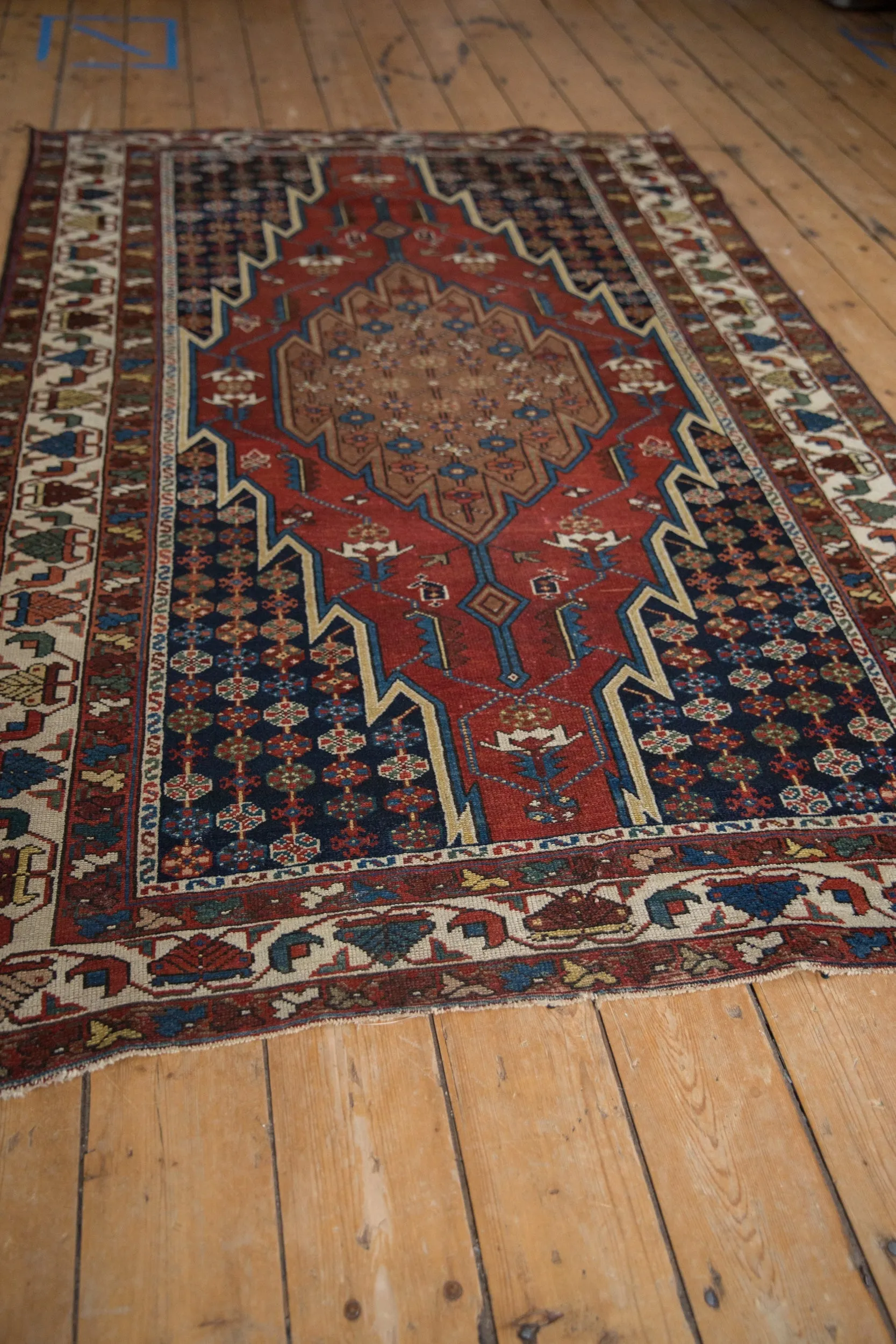 4x6.5 Vintage Fine Hamadan Rug