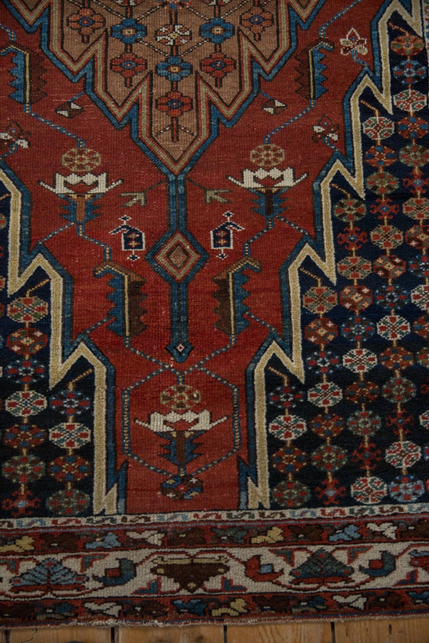4x6.5 Vintage Fine Hamadan Rug