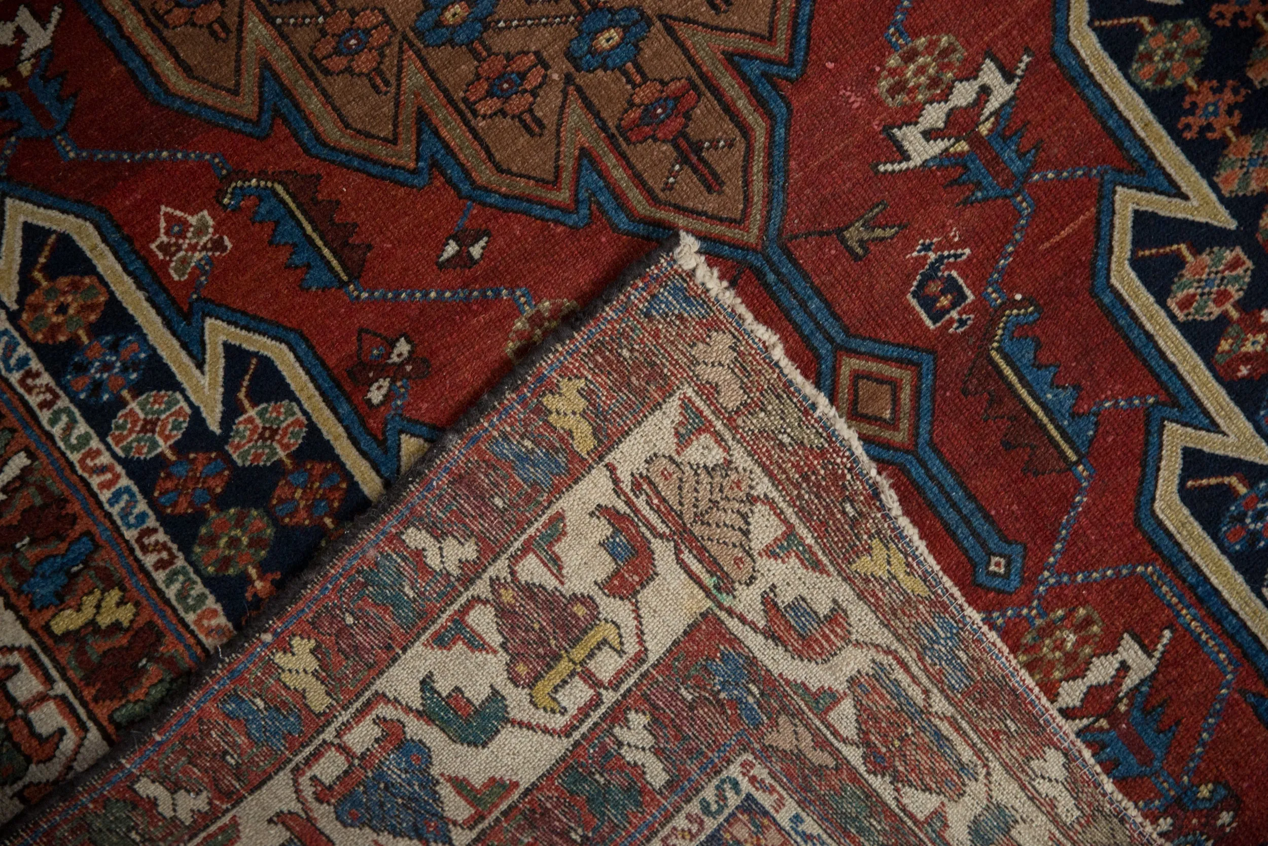 4x6.5 Vintage Fine Hamadan Rug