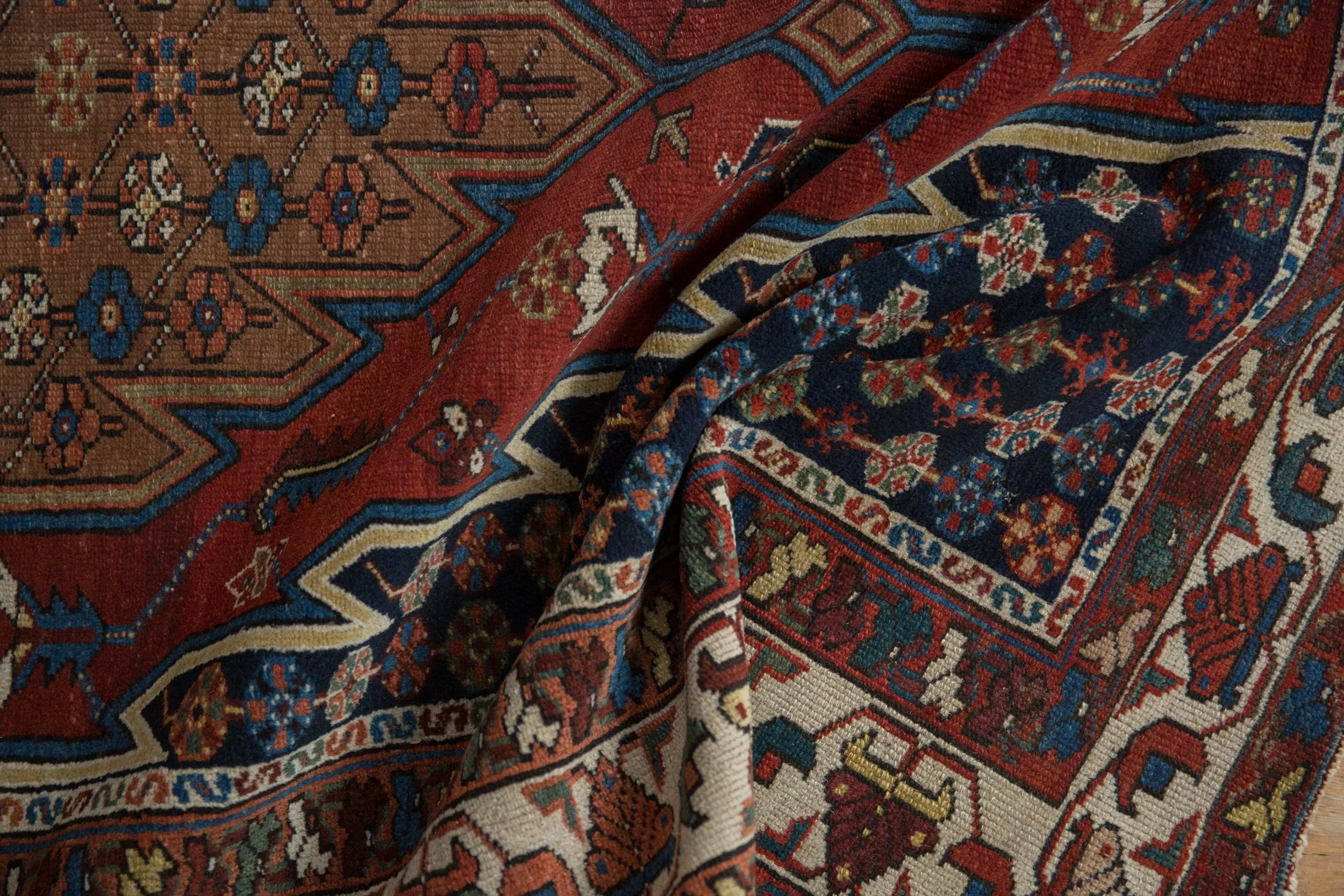 4x6.5 Vintage Fine Hamadan Rug