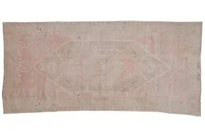 4x8 Vintage Distressed Oushak Rug Runner
