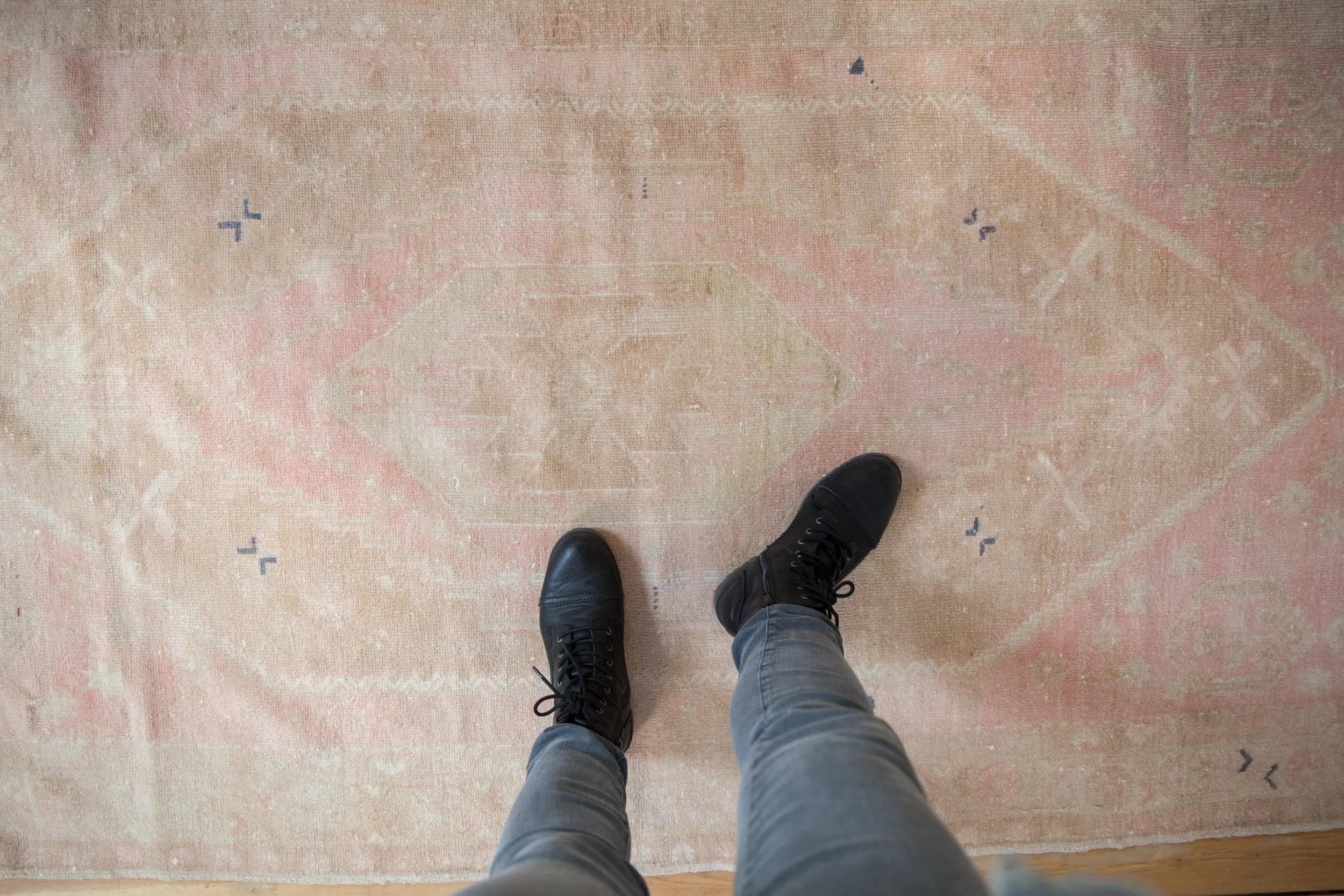 4x8 Vintage Distressed Oushak Rug Runner