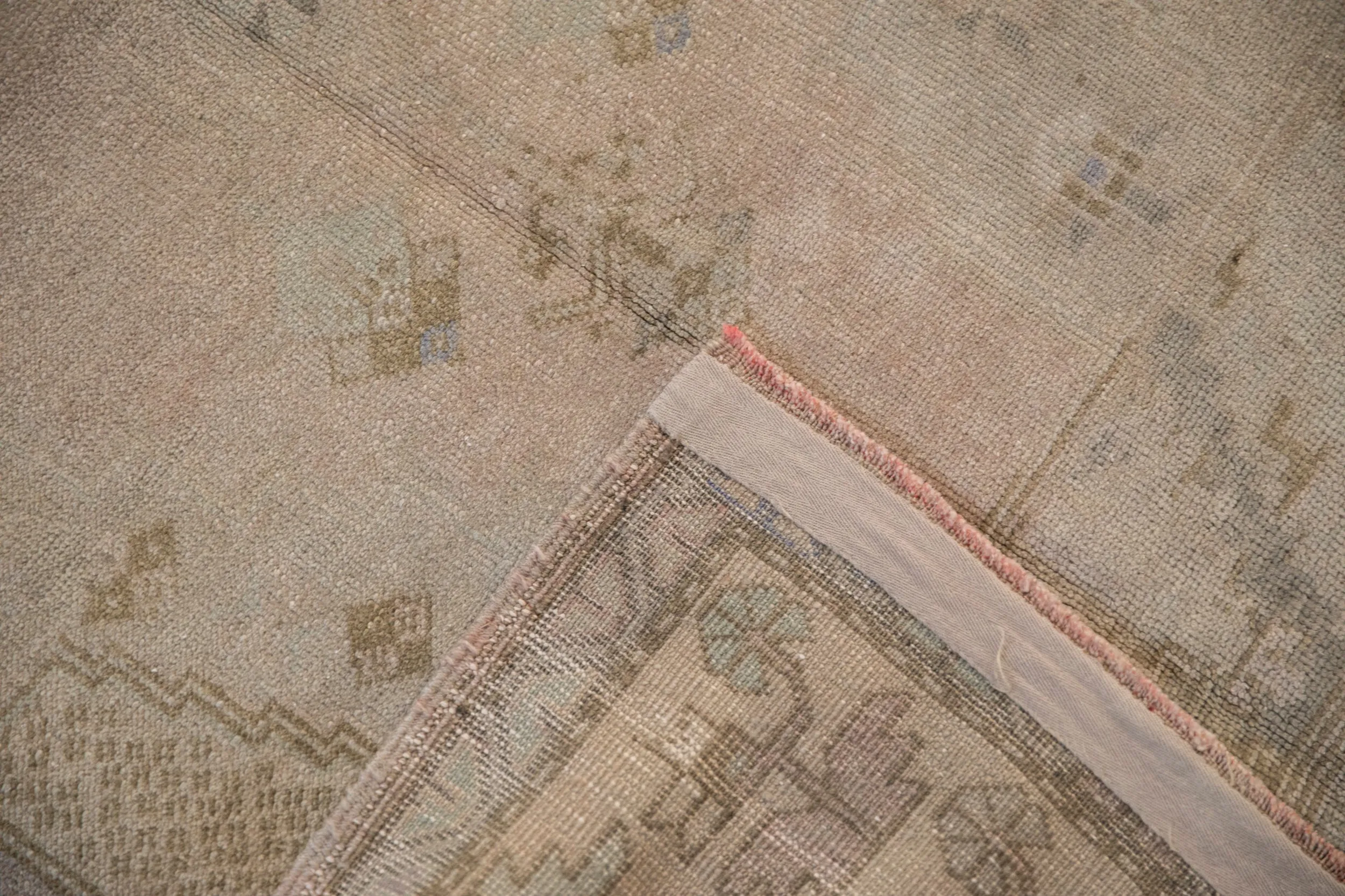 4x9 Vintage Distressed Oushak Rug Runner