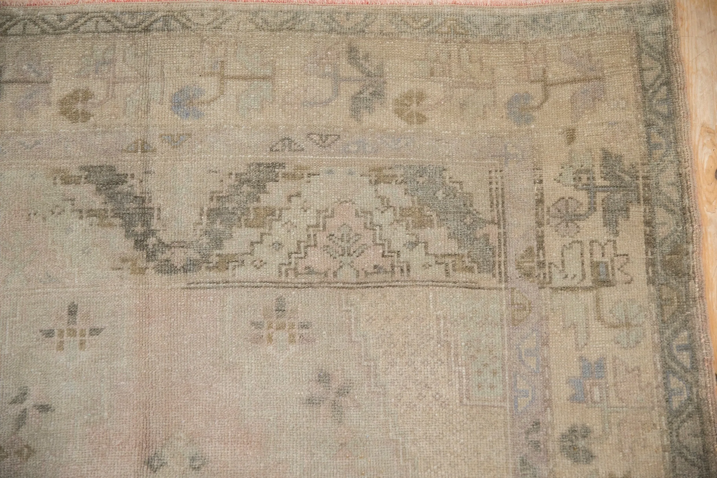 4x9 Vintage Distressed Oushak Rug Runner