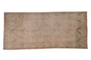 4x9 Vintage Distressed Oushak Rug Runner