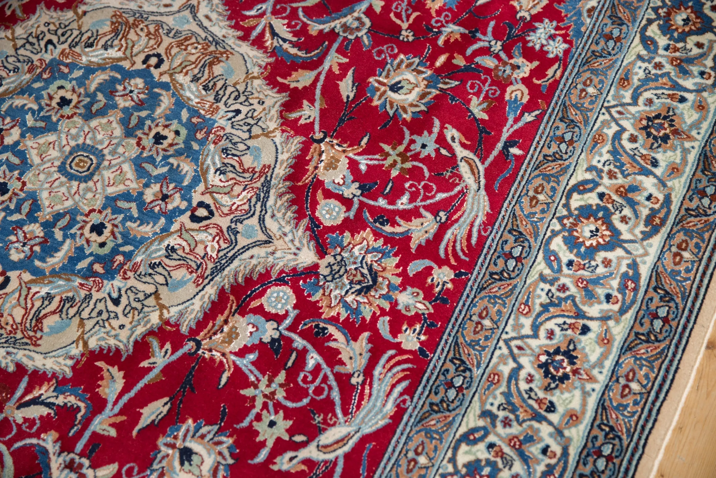 5.5x9 Vintage Nain Carpet
