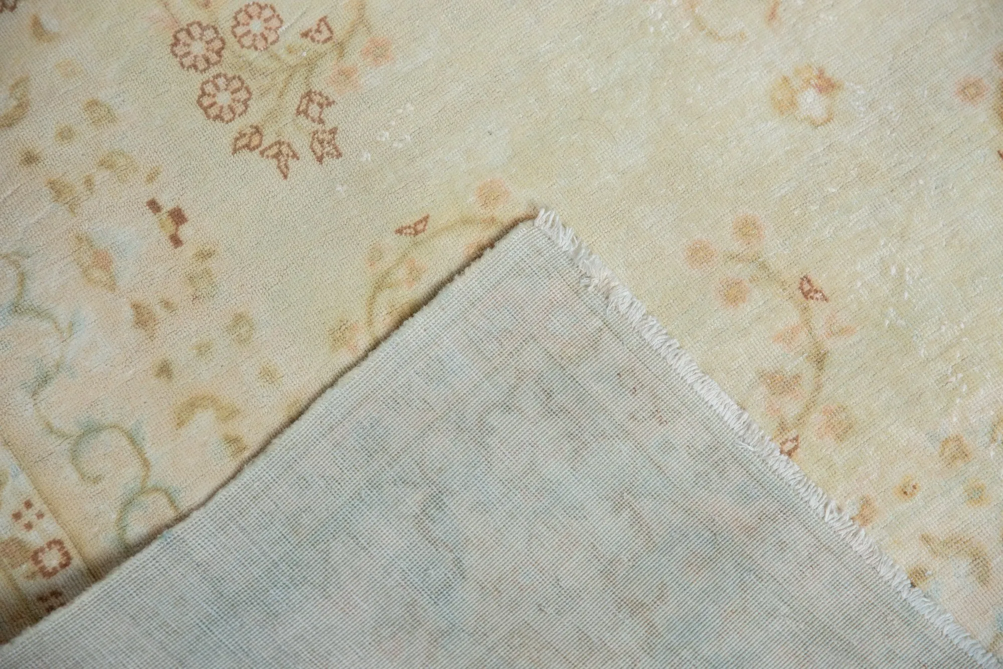 5x8 Vintage Bulgarian Kerman Design Carpet