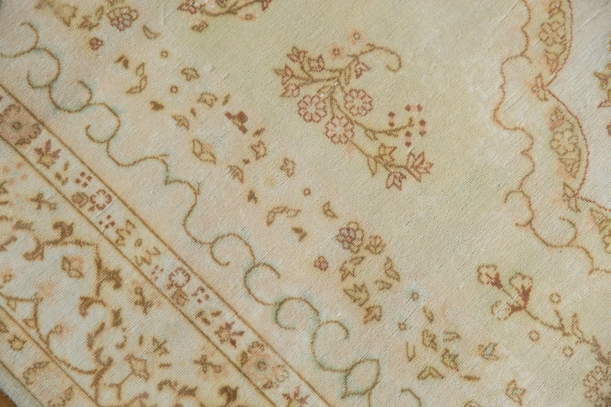 5x8 Vintage Bulgarian Kerman Design Carpet