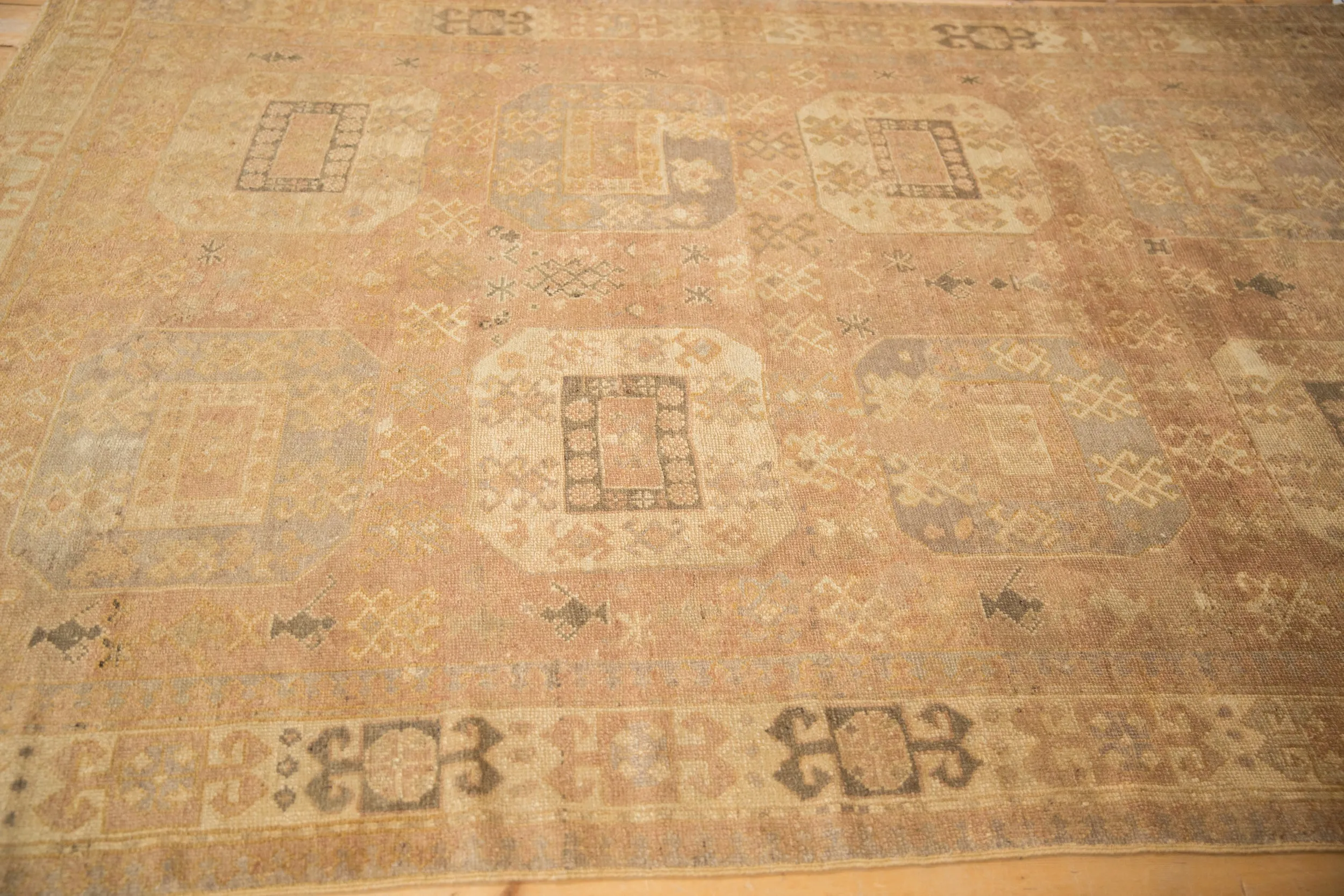 6x8 Vintage Distressed Oushak Carpet