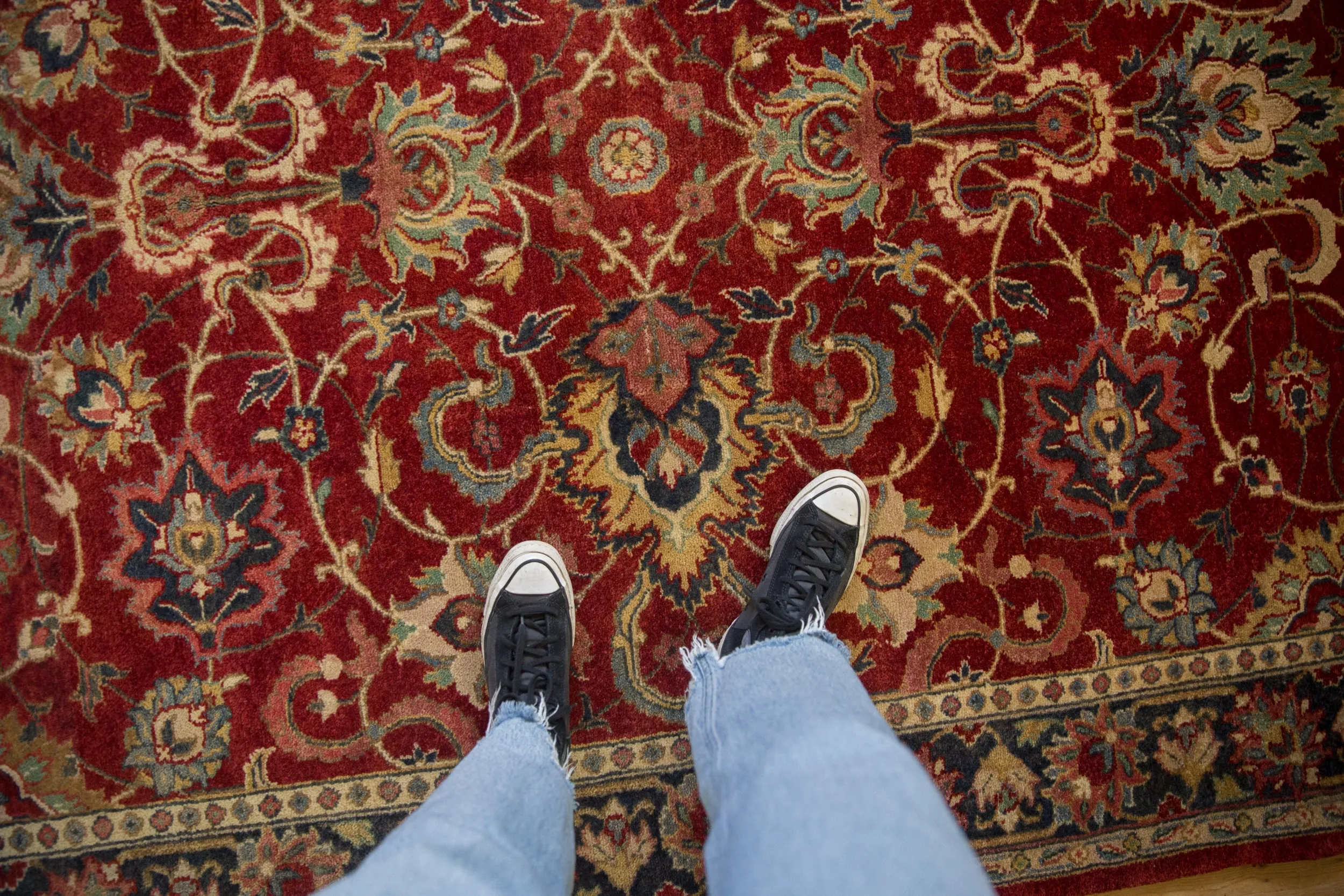 6x8.5 Vintage Agra Carpet