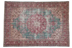 7.5x10.5 Vintage Distressed Sivas Carpet