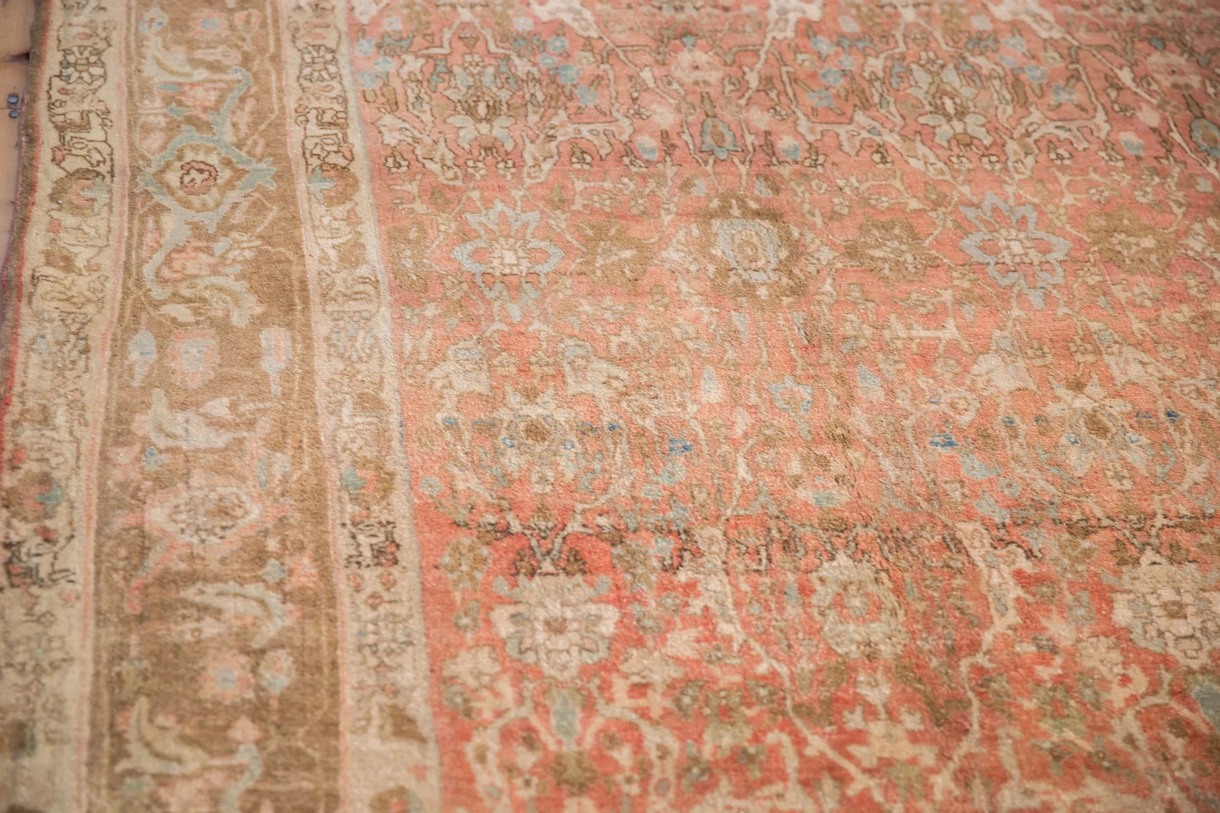 7.5x11 Vintage Distressed Bijar Carpet