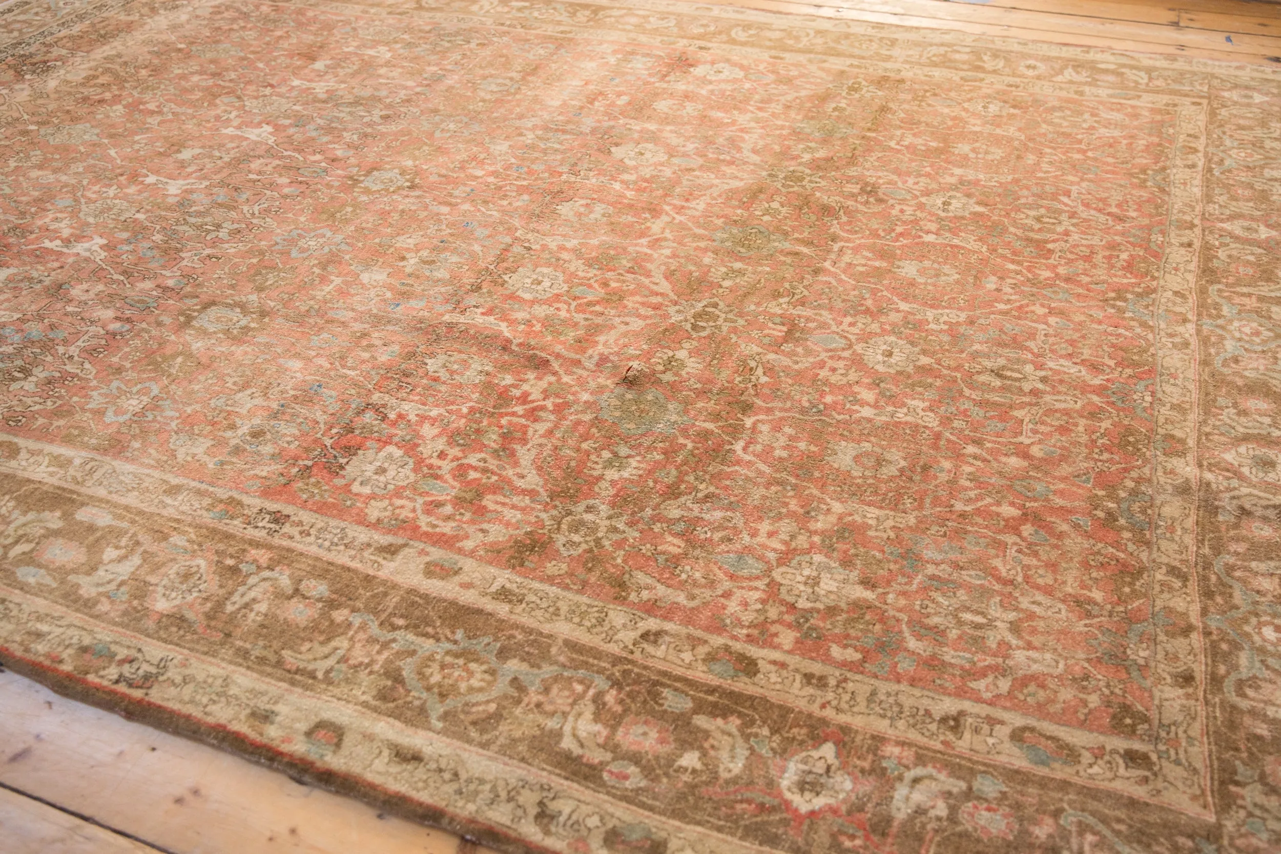 7.5x11 Vintage Distressed Bijar Carpet