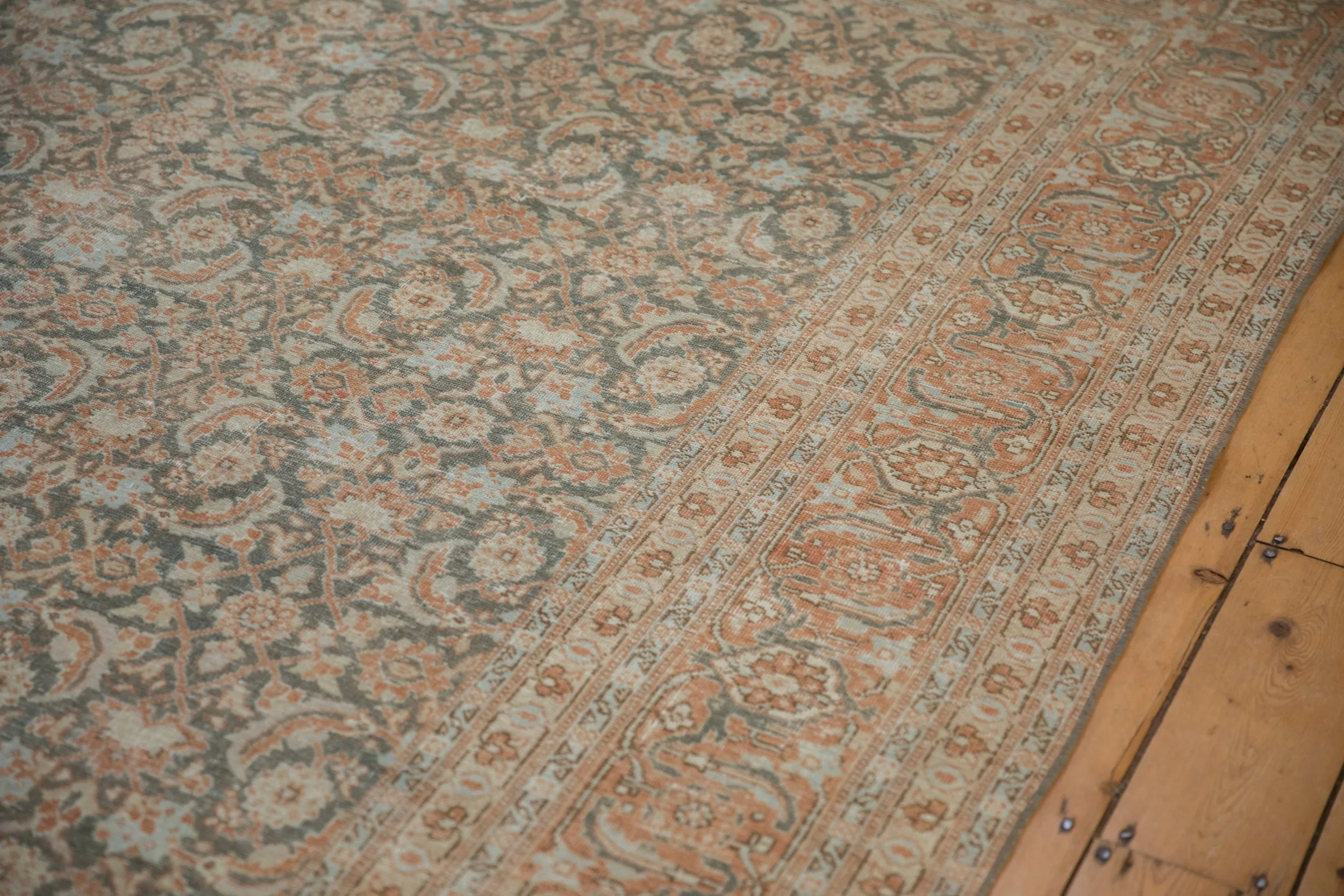 7.5x11 Vintage Distressed Tabriz Carpet