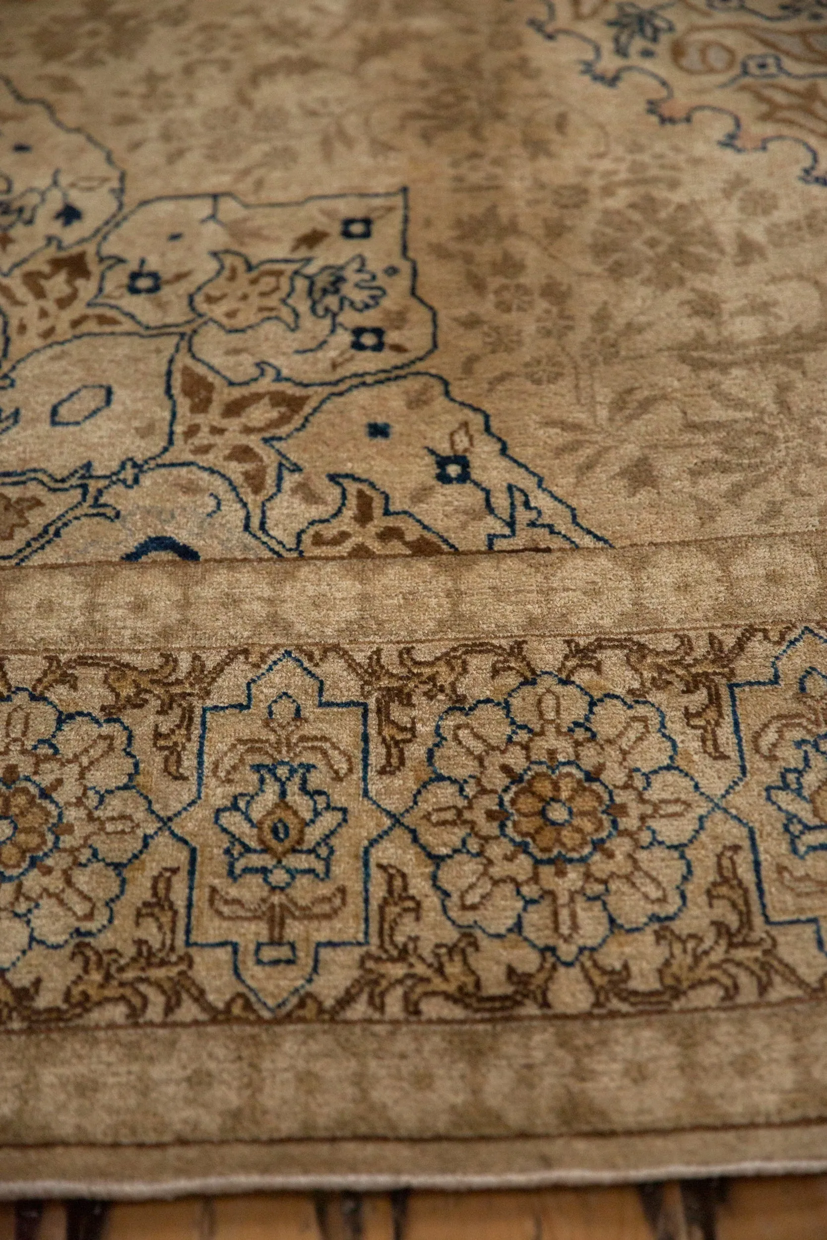 7x11 Vintage Distressed Tabriz Carpet
