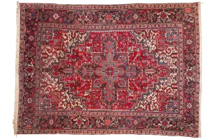 7x9.5 Vintage Mehrivan Carpet