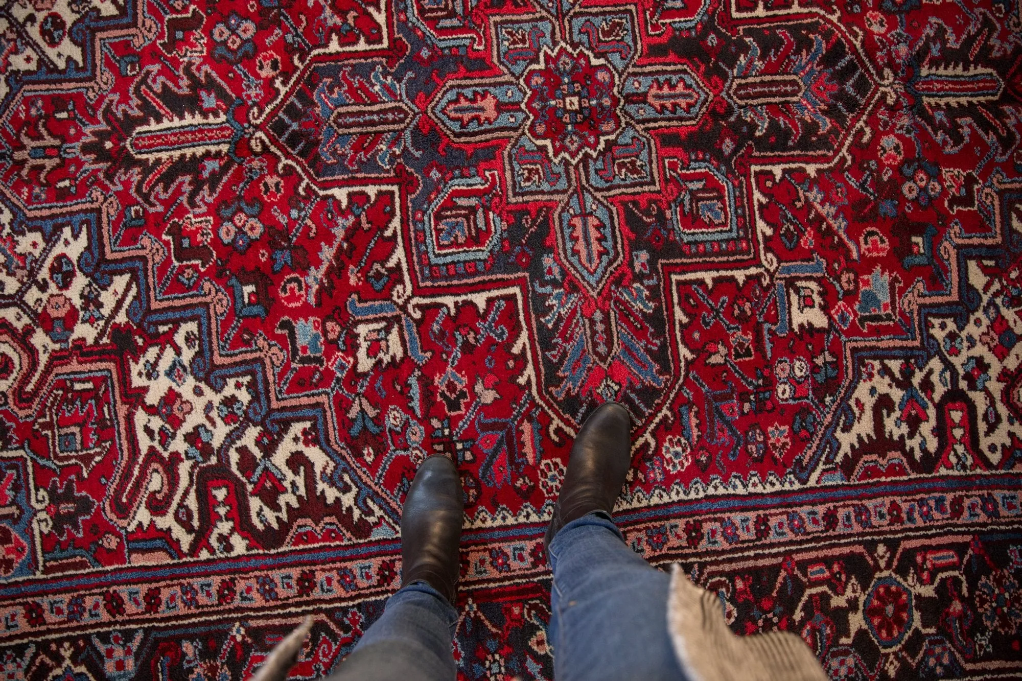 7x9.5 Vintage Mehrivan Carpet