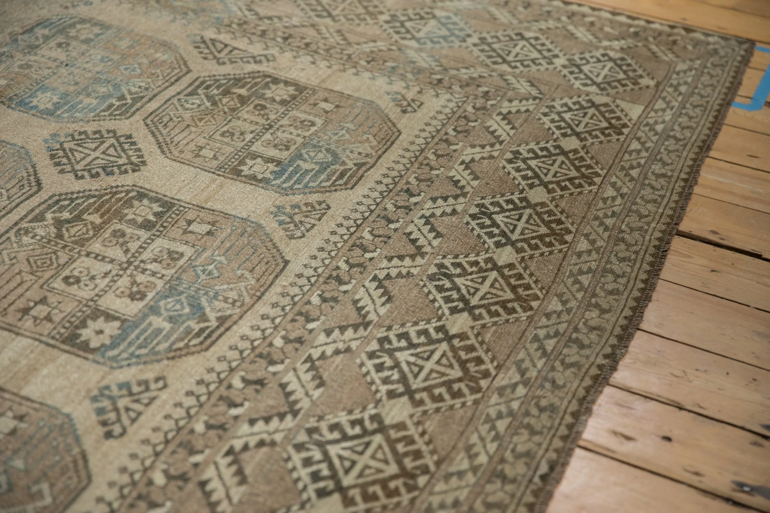 8.5x11.5 Vintage Distressed Ersari Carpet