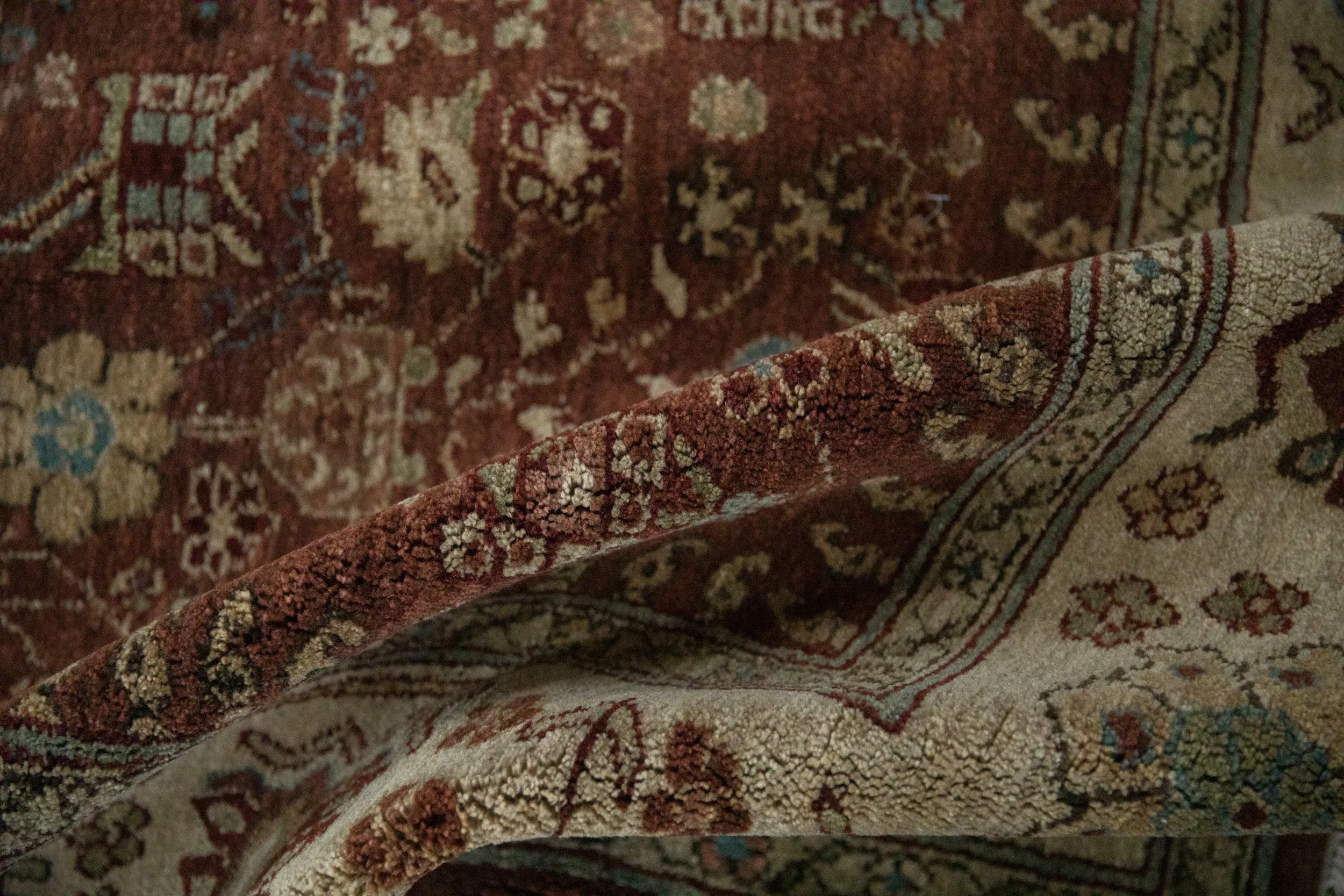8x10 Vintage Armenian Hamadan Design Carpet