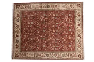 8x10 Vintage Armenian Hamadan Design Carpet
