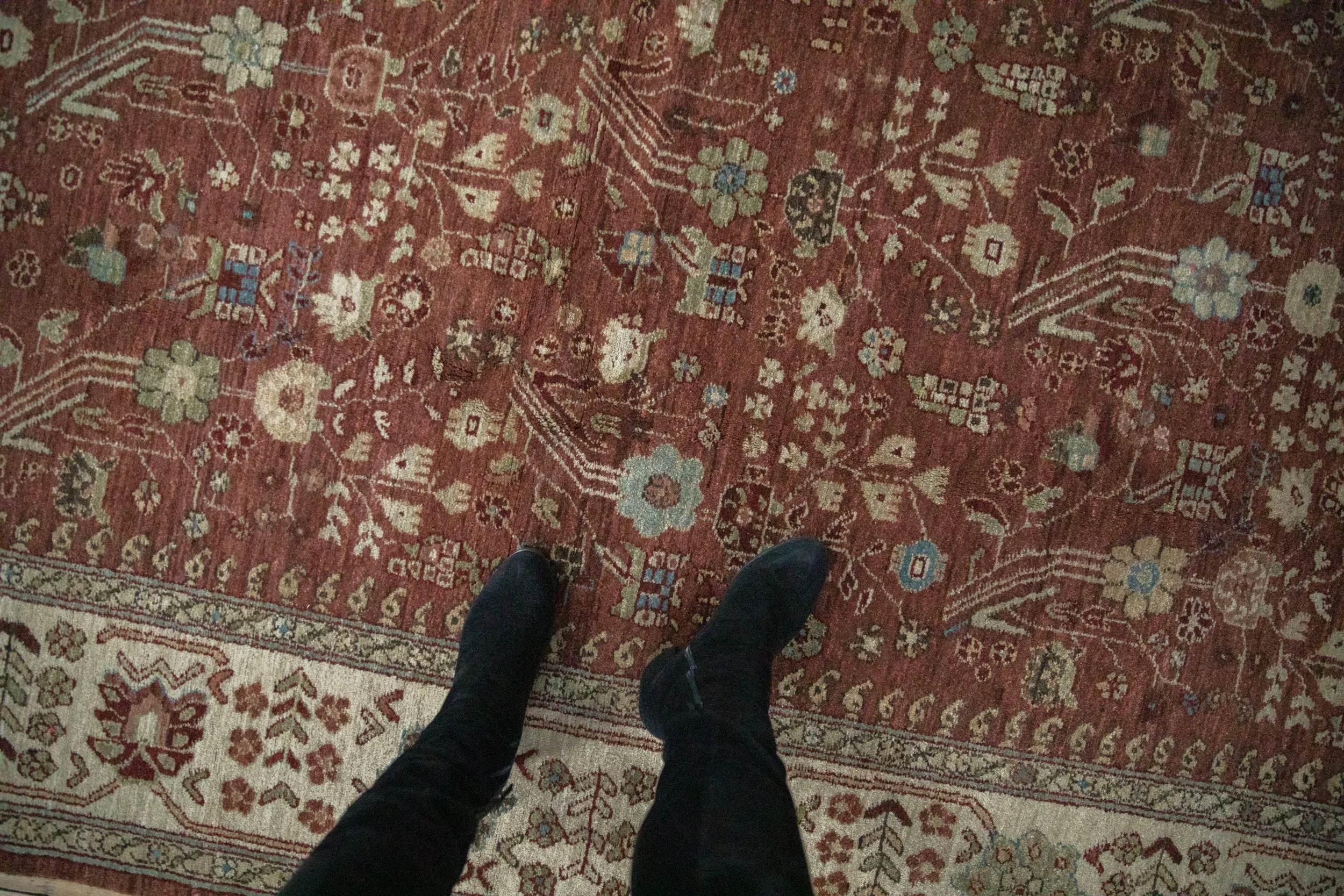 8x10 Vintage Armenian Hamadan Design Carpet