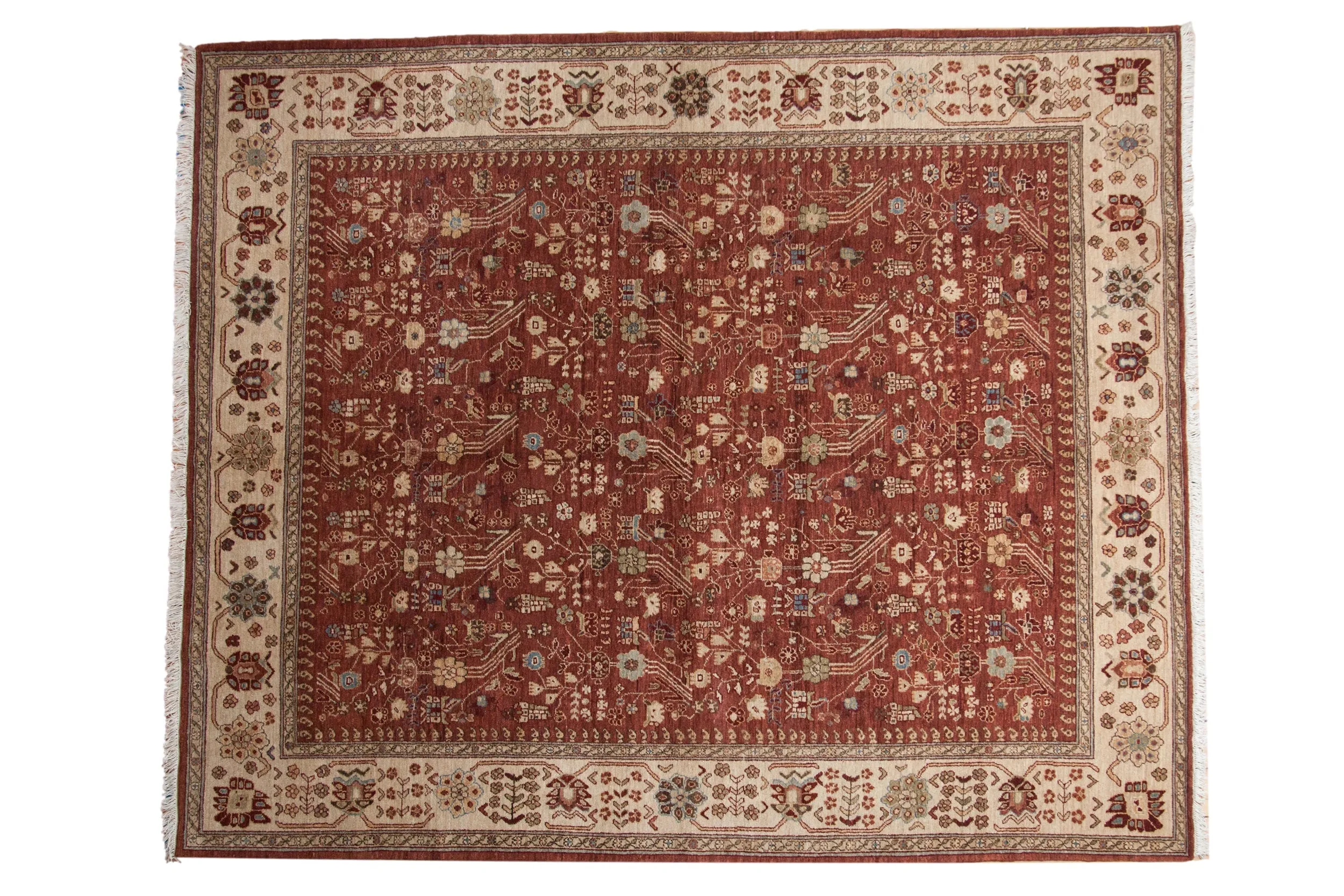 8x10 Vintage Armenian Hamadan Design Carpet