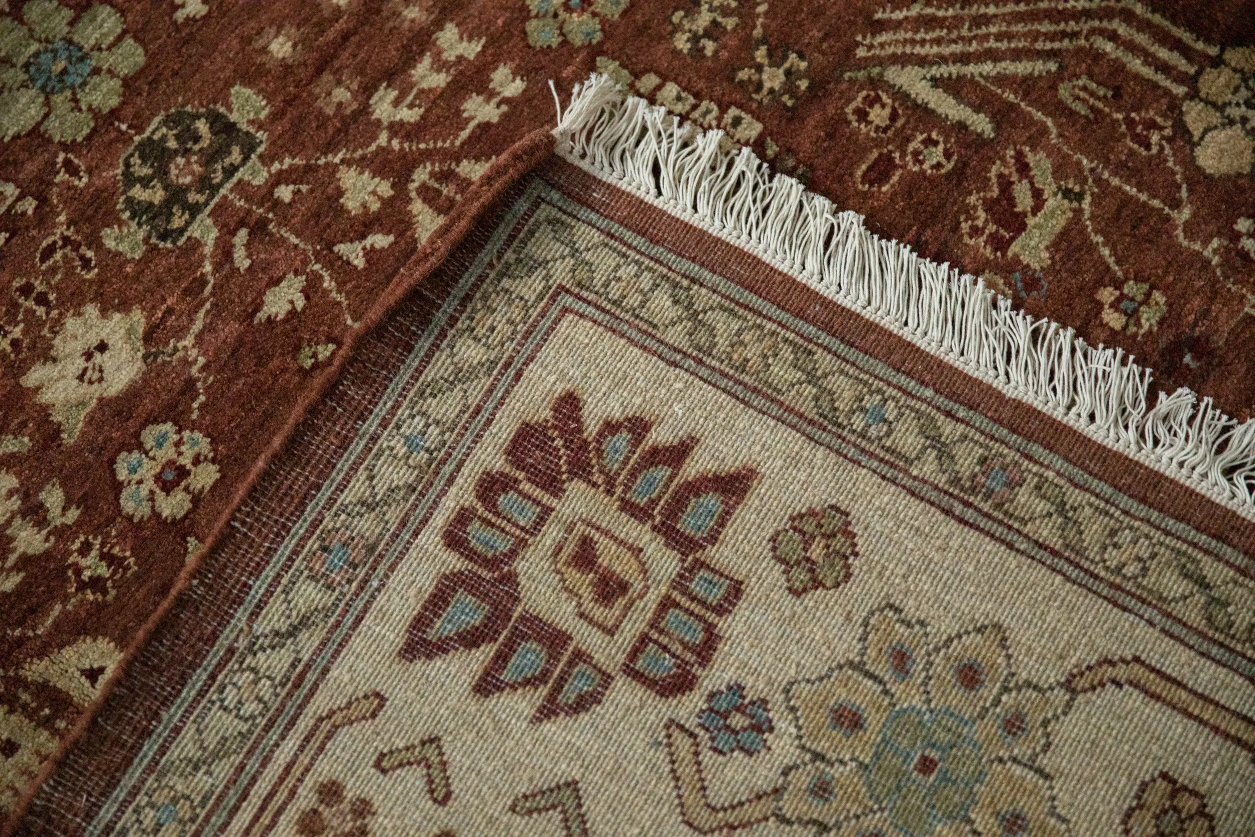 8x10 Vintage Armenian Hamadan Design Carpet
