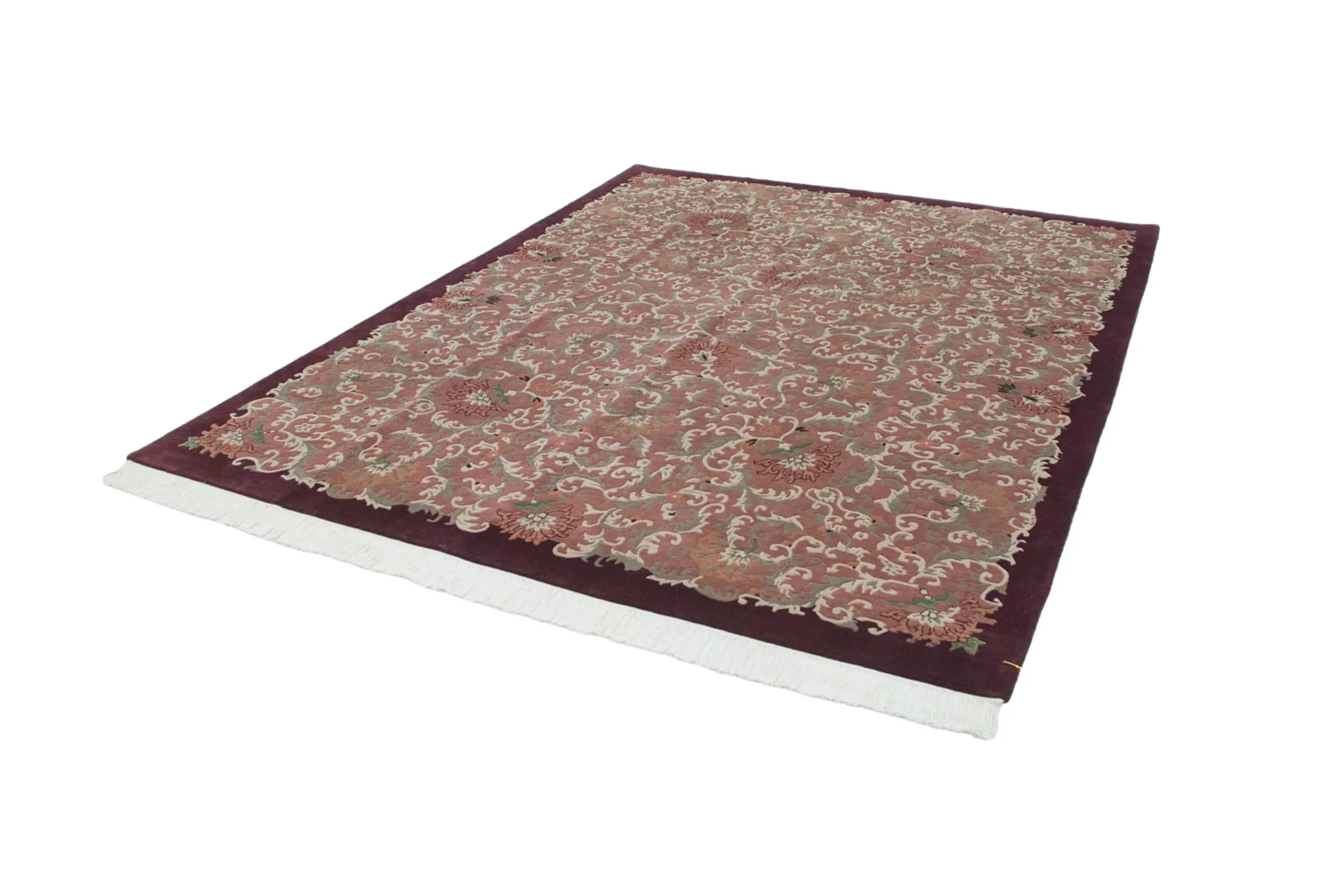 8x10.5 Vintage Contemporary Indian European Design Carpet