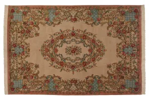 8x11.5 Vintage Bulgarian Aubusson Design Carpet