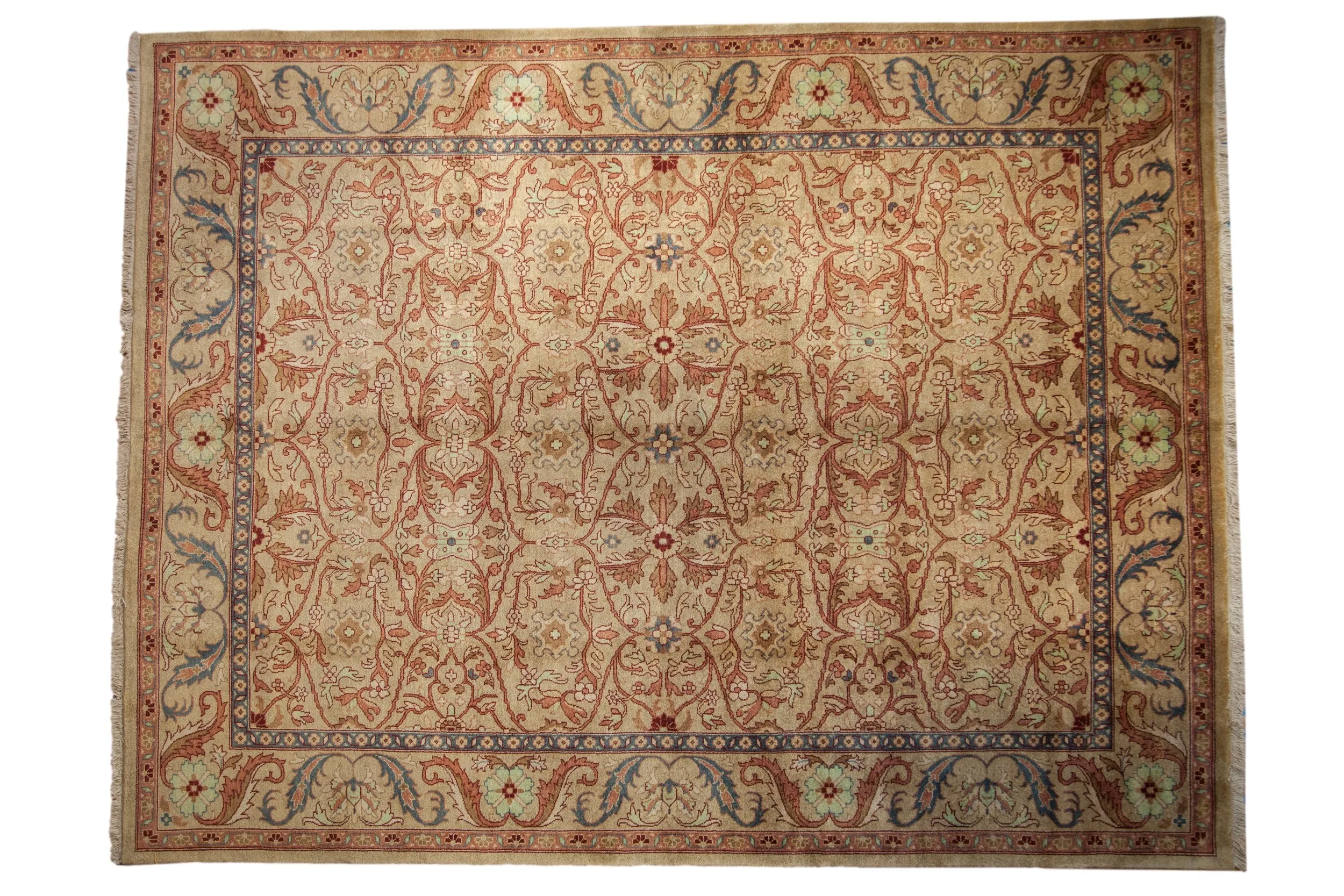 9x12 Vintage Indian Bijar Design Carpet