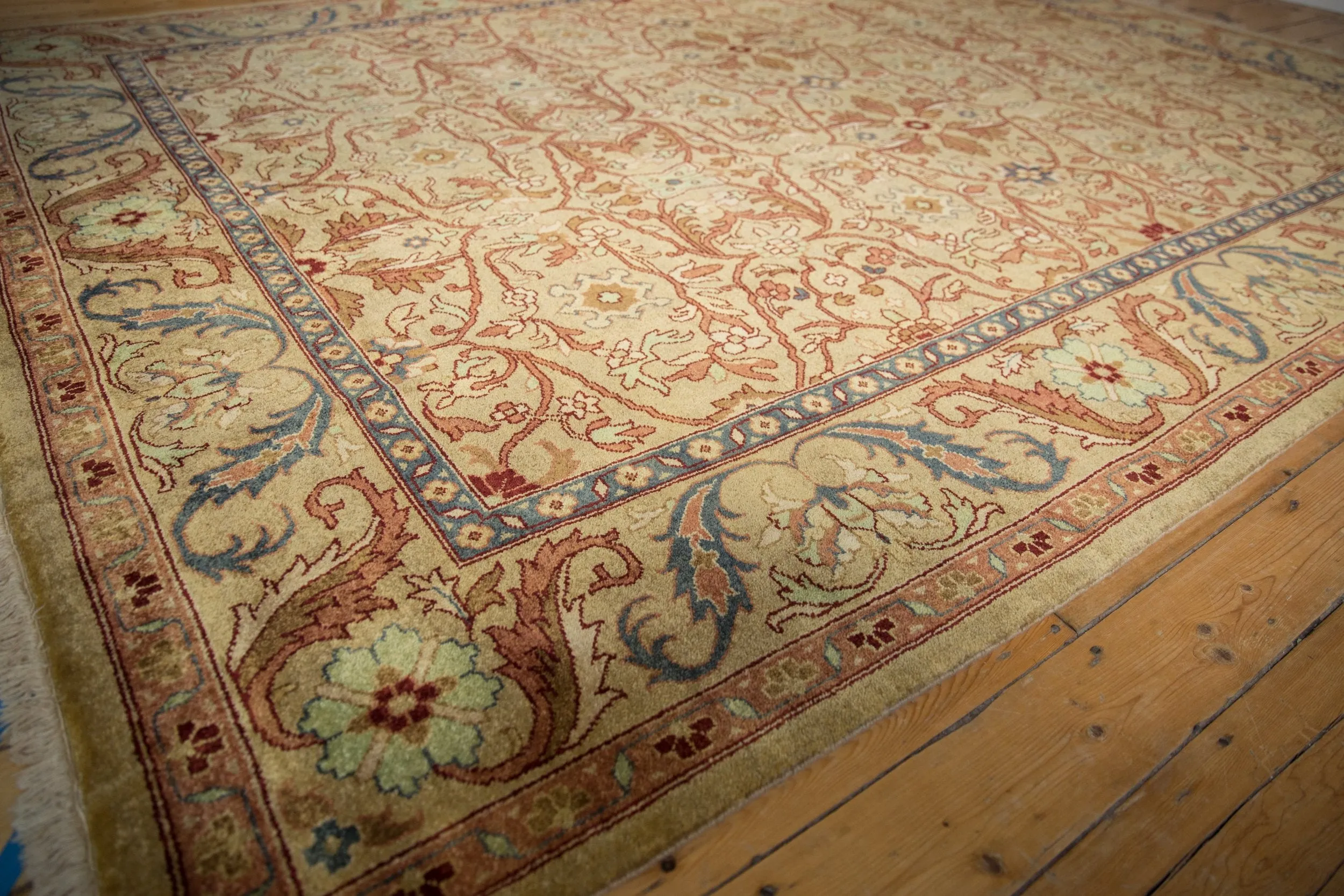 9x12 Vintage Indian Bijar Design Carpet