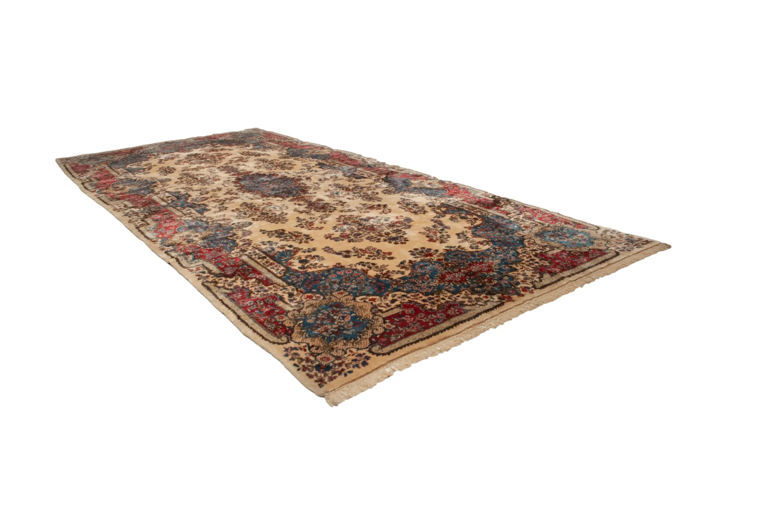 9x20 Vintage Kerman Carpet