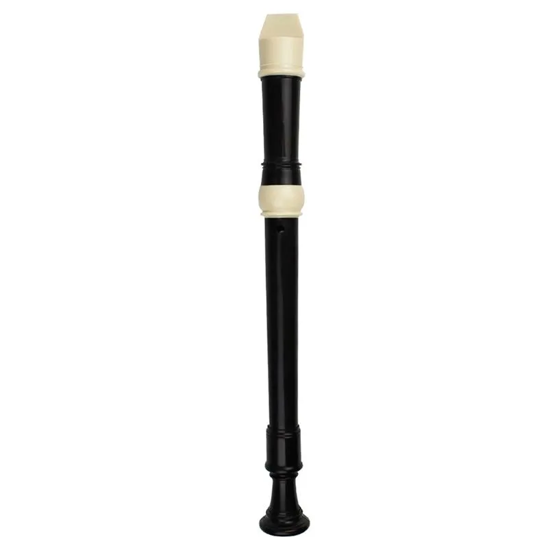 A-Star Descant Plastic Recorder - Brown & White