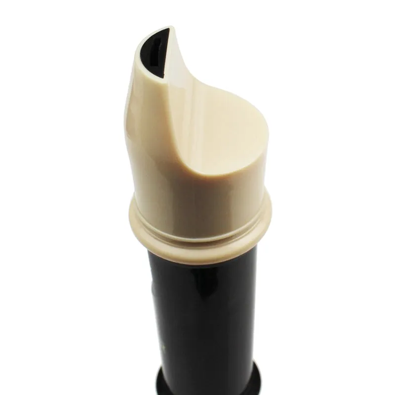 A-Star Descant Plastic Recorder - Brown & White