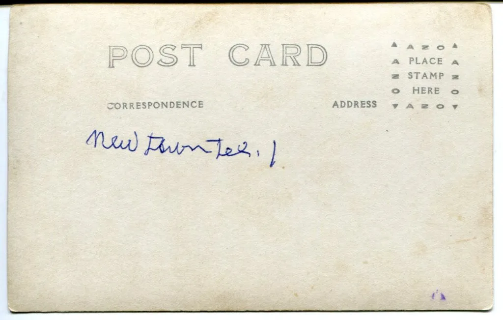 Aerial View of Newtown Texas Postcard/RPPC Oil Derricks/Boom Town