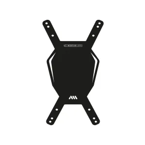 AMS NUMBER PLATE Black White