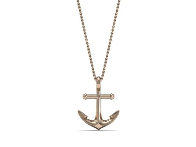Anchor Pendant Necklace