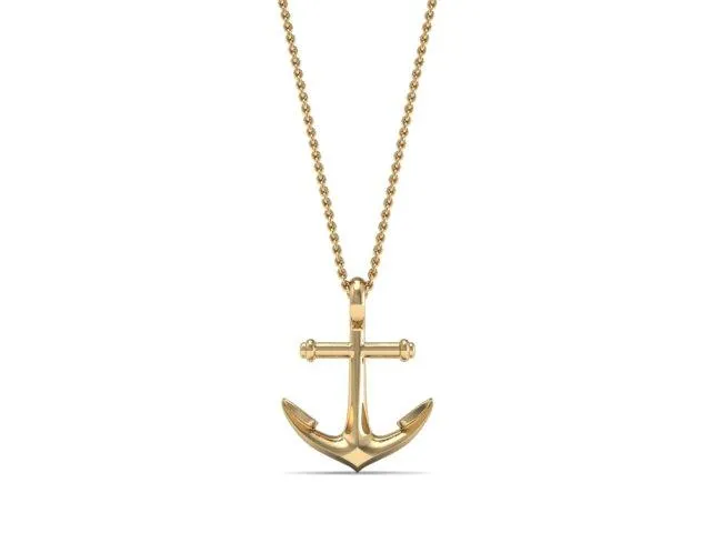 Anchor Pendant Necklace